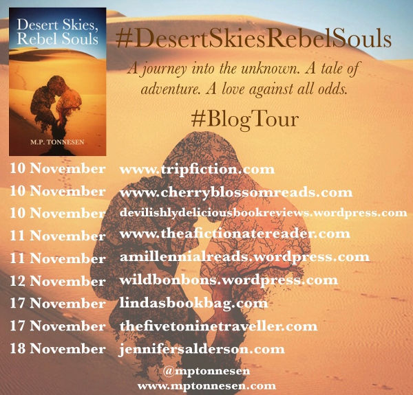 Desert Skies, Rebel Souls MP Tonnesen blog tour