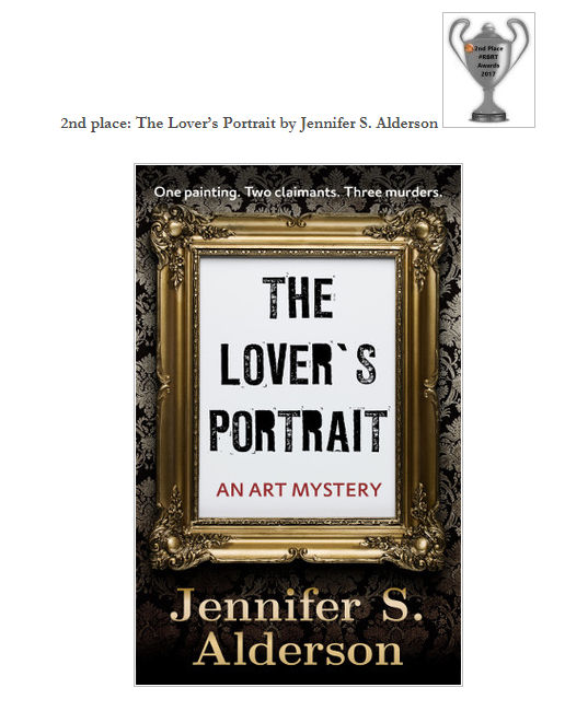 The Lover's Portrait An Art Mystery Second Place RBRT 2017 Awards Rosie's Book Review Team Silver Cup