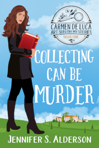 Carmen De Luca art sleuth mysteries, amateur sleuth, cozy mystery, female sleuth, travel adventures book 1